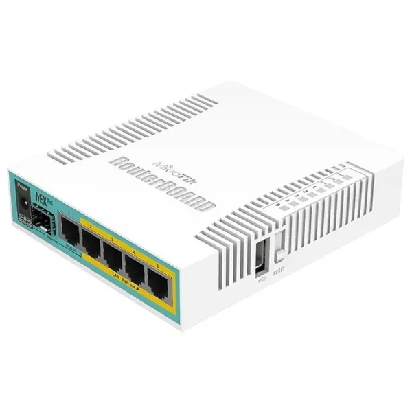 MikroTik hEX PoE Router 5 Puertos Gigabit PoE + 1 SFP