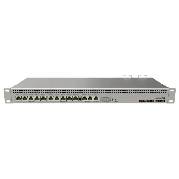 Mikrotik RB1100AHx4 Router Ethernet 13 Puertos RJ45 Gigabit PoE