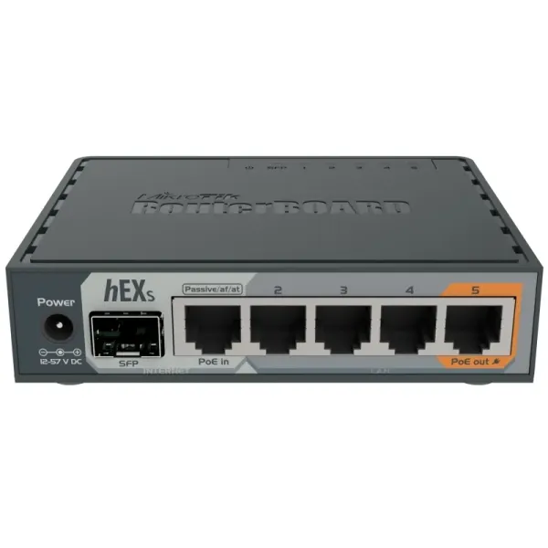 MikroTik RB760iGS hEX S Router 5 Puertos Gigabit + 1 SFP