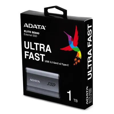 Disco Duro Adata Elite SE880 SSD Externo 1TB USB-C 3.2 Gen 2 Disco Duro Adata Elite SE880 SSD Externo 1TB USB-C 3.2 Gen 2