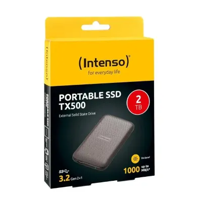 Intenso TX500 Disco Duro Externo SSD 2TB USB-C Marrón