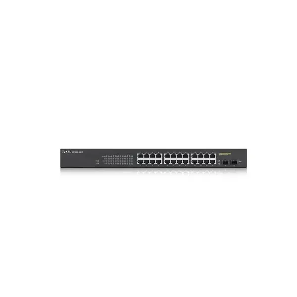 Zyxel gs1900-24hpv2 switch l2 24xgbe poe rackmount