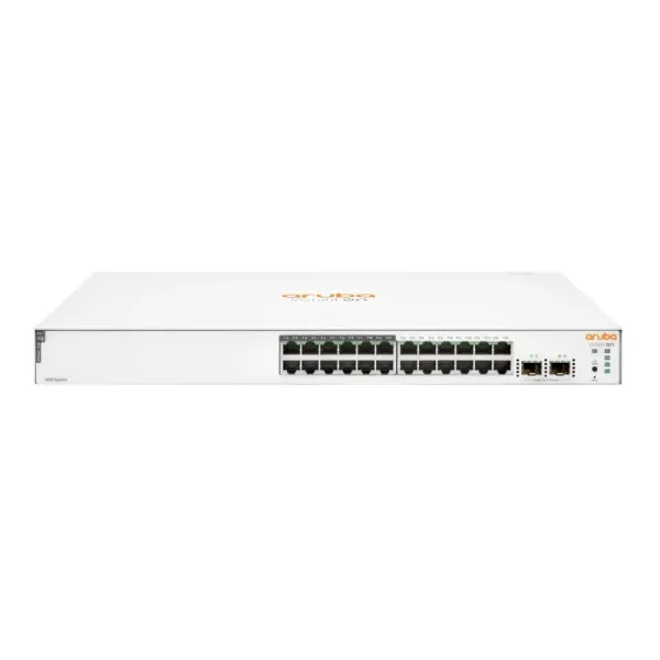 HPE Instant On 1830 Switch 24 Puertos 12p Clase 4 PoE 2SFP 195W Gestionado L2 Gigabit Ethernet 1U