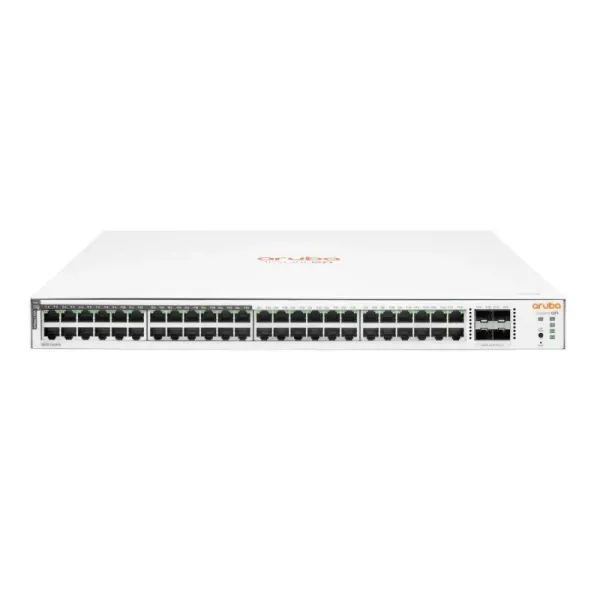 HPE Instant On 1830 48 Puertos 24p Class4 PoE 4SFP 370W Gestionado L2 Gigabit 1U