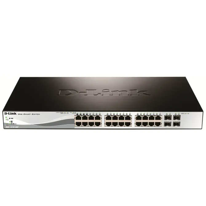 D-Link DGS-1210-28P/E Smart+ Switch Gestionado 24 Puertos