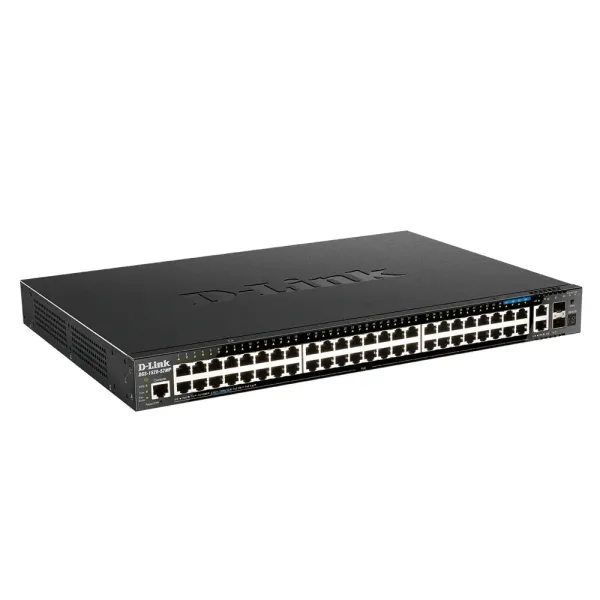 D-link Dgs-1520-52mp Switch Gestionado L3 Gigabit POE 1u Negro