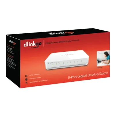 D-Link GO-SW-8G Switch 10 100 8 Puertos
