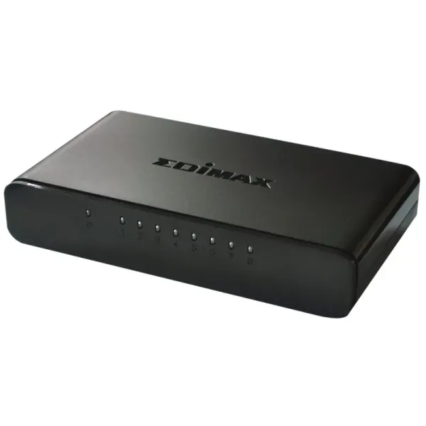 Edimax ES-3308P Switch 8 Puertos 10/100Mbps Negro