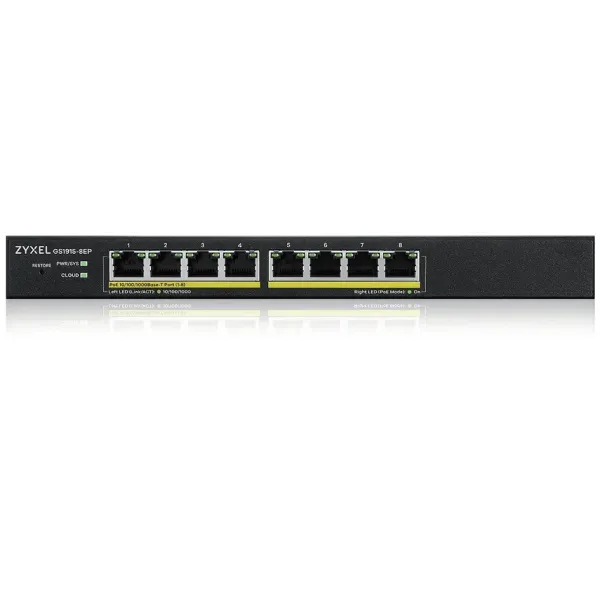 Zyxel GS1915-8EP Gestionado L2 Gigabit Ethernet PoE 8 Puertos