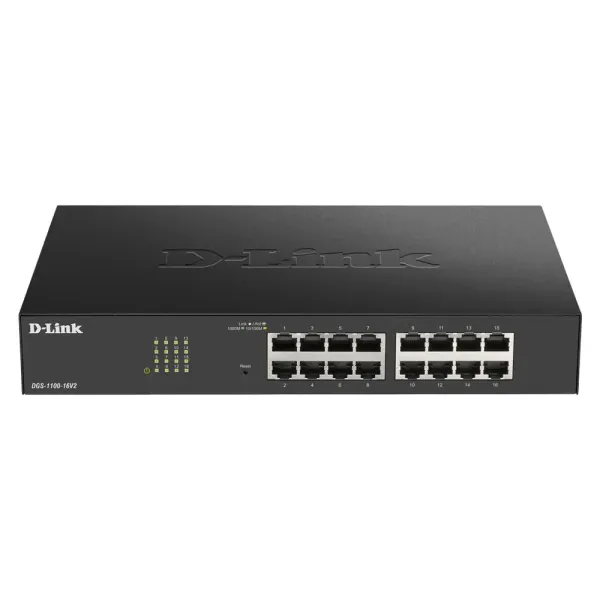 D-Link DGS-1100-24PV2/E Switch Gestionado 24 Puertos Gigabit 12 Puertos PoE
