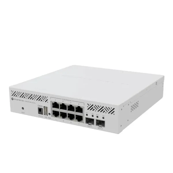 MikroTik CRS310-8G+2S+IN Switch 8 Puertos 2.5G + 2 Puertos SFP+