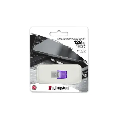 Kingston DataTraveler microDuo 3C 128GB USB 3.2+USB-C OTG Kingston DataTraveler microDuo 3C 128GB USB 3.2+USB-C OTG