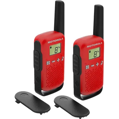 Motorola TLKR T42 Pack 2 Walkie Talkie Rojos Motorola TLKR T42 Pack 2 Walkie Talkie Rojos