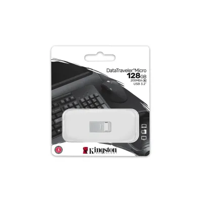 Kingston DataTraveler Micro 128GB USB 3.2 Metal Kingston DataTraveler Micro 128GB USB 3.2 Metal