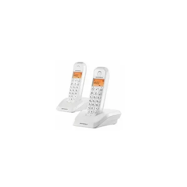 Motorola s1202 telefono dect duo blanco