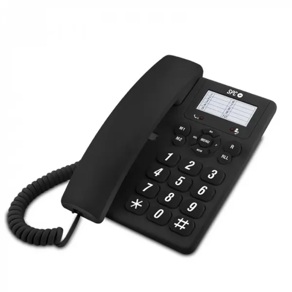 SPC Original Teléfono Fijo Negro