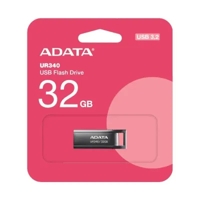 Adata UR340 Unidad Flash USB 32GB USB tipo A 3.2 Gen 1 Negro Adata UR340 Unidad Flash USB 32GB USB tipo A 3.2 Gen 1 Negro