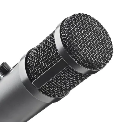 NGS GMICX-110 Micrófono Unidireccional con Trípode y Conexión