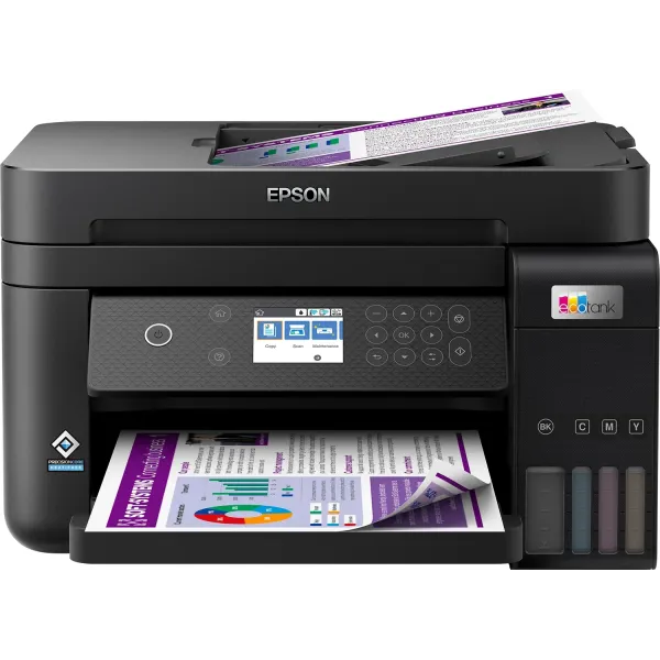 Epson EcoTank ET-3850 Multifunción Dúplex Depósito de Tinta, Wi-Fi y Hasta 3 Años de Tinta Incluida