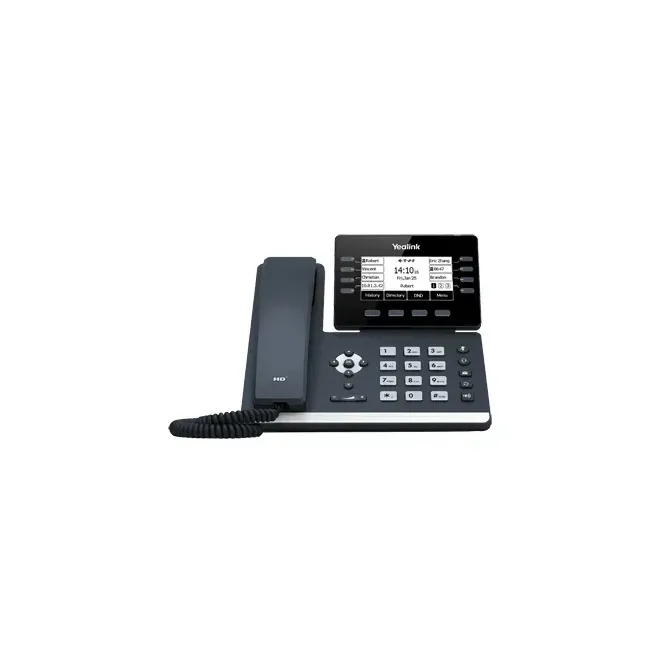 Yealink SIP-T53W Teléfono VoIP Negro