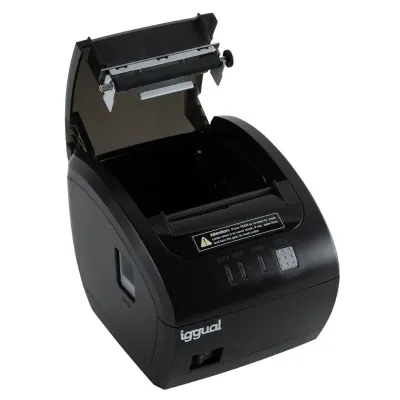 Iggual TP EASY 80 Impresora Térmica de Tickets USB/RJ11 Negra