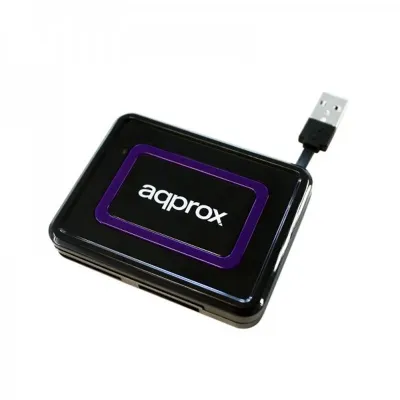 Approx APPCRDNIB Lector de Tarjetas USB 2.0 Approx APPCRDNIB Lector de Tarjetas USB 2.0