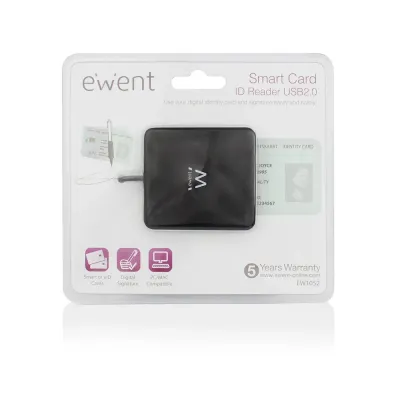 Ewent EW1052 Lector de Tarjetas Inteligentes USB