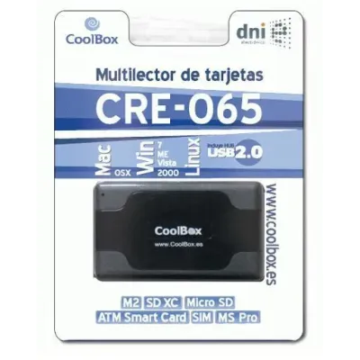 Coolbox multilector externo con dni cre-065 Coolbox multilector externo con dni cre-065