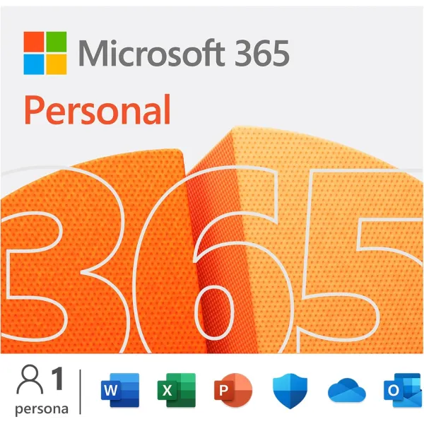 Microsoft Office 365 Personal | 1 PC/MAC/Tablets/Smartphone | Descarga Digital | 1 Año