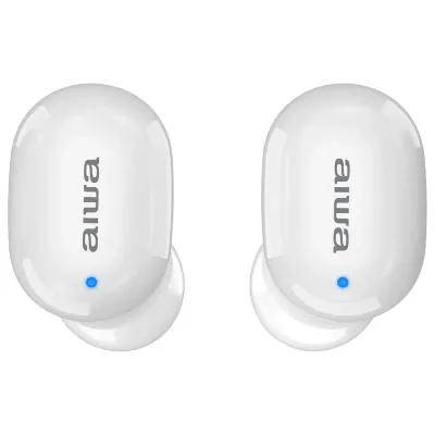 Auriculares Bluetooth Aiwa EBTW-150WTMKII con estuche de carga/