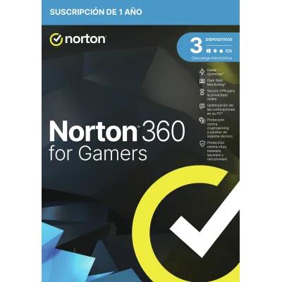 Norton 360 for Gamers 2024 | 3 Dispositivos + 50GB Nube