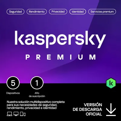 Kaspersky Premium Total Security 2024 | 5 Dispositivos | 1 año