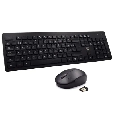 Ewent teclado+ratón inalámbrico ew3256 negro Ewent teclado+ratón inalámbrico ew3256 negro