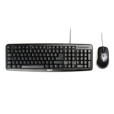Iggual kit teclado y ratón com-ck-basic negro Iggual kit teclado y ratón com-ck-basic negro