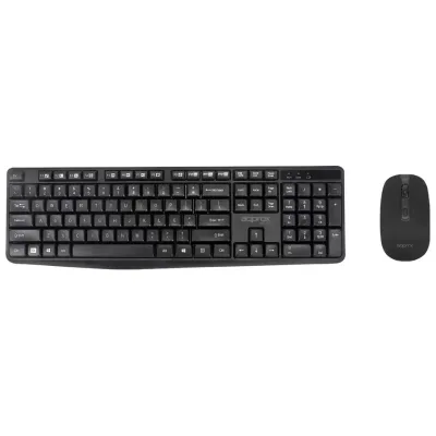 Approx! mk335 kit teclado+ratón 2.4ghz negro Approx! mk335 kit teclado+ratón 2.4ghz negro