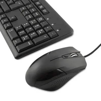 Coolbox kit teclado + raton usb con cable Coolbox kit teclado + raton usb con cable