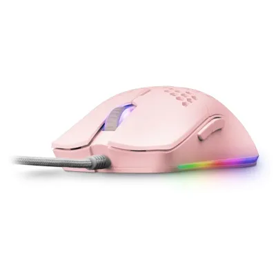 Mars Gaming MMAXP Ratón Gaming 12400DPI Rosa