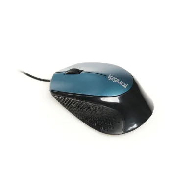 Iggual Com-Ergonomic-R Ratón Óptico 800DPI Azul Iggual Com-Ergonomic-R Ratón Óptico 800DPI Azul
