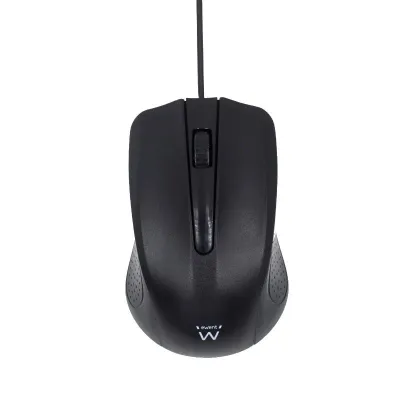 Ewent Ew3300 Ratón Óptico USB 1000 DPI Negro