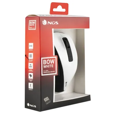 NGS Bow Ratón Inalámbrico Blanco NGS Bow Ratón Inalámbrico Blanco