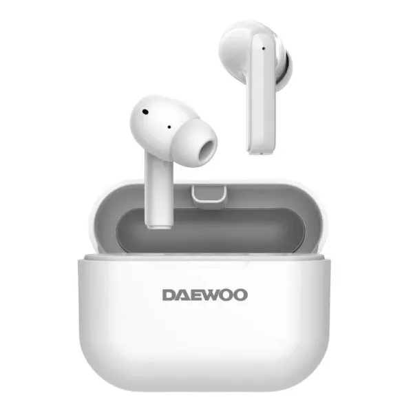 Daewoo In-Ear DW2005 Auricualares Inalámbricos con Cancelación de Ruido y Estuche de Carga Blancos 