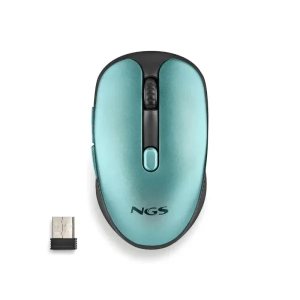 NGS Evo Rust Ice Ratón Inalámbrico Recargable 1600DPI Teclas Silenciosas
