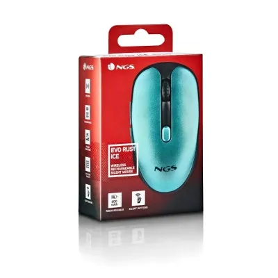 NGS Evo Rust Ice Ratón Inalámbrico Recargable 1600DPI Teclas NGS Evo Rust Ice Ratón Inalámbrico Recargable 1600DPI Teclas