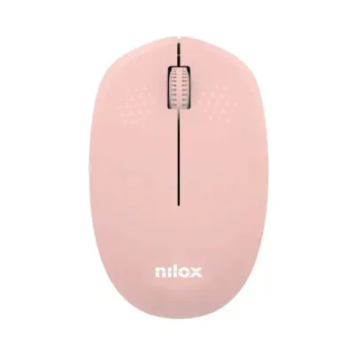 Nilox ratón wireless, 1000 dpi, 3 botones, rosa Nilox ratón wireless, 1000 dpi, 3 botones, rosa