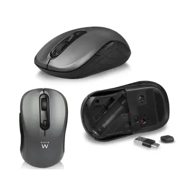Ewent EW3272 Combo Teclado Inalámbrico + Ratón Gris/Negro Ewent EW3272 Combo Teclado Inalámbrico + Ratón Gris/Negro