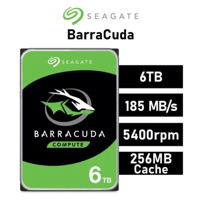 Seagate Barracuda 3.5" 6TB SATA 3