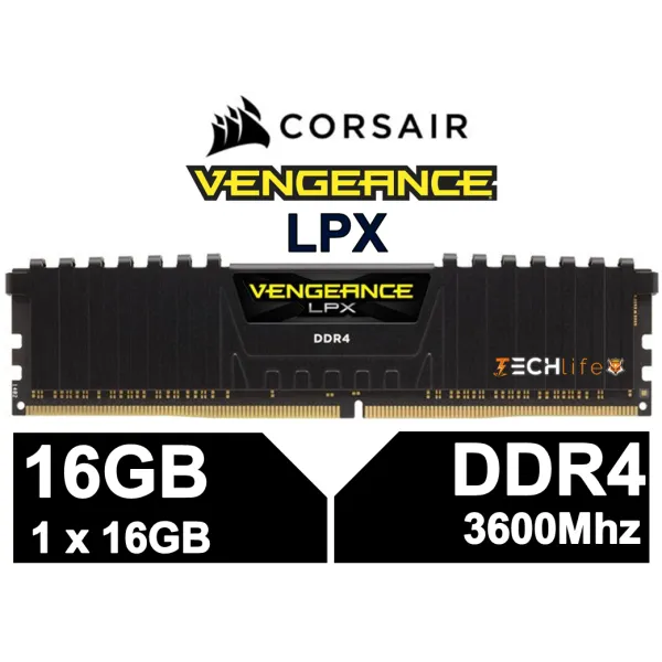 Corsair Vengeance LPX DDR4 3600MHz PC4-28800 16GB CL18