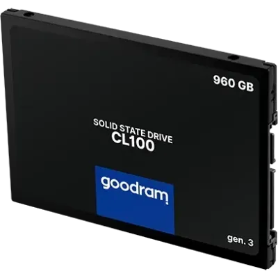 GoodRam CL100 Gen.3 SSD 960GB 2.5" SATA III GoodRam CL100 Gen.3 SSD 960GB 2.5" SATA III