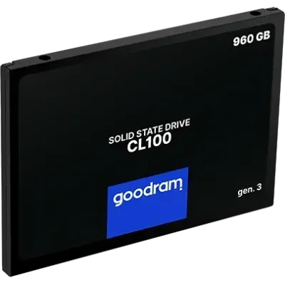 GoodRam CL100 Gen.3 SSD 960GB 2.5" SATA III GoodRam CL100 Gen.3 SSD 960GB 2.5" SATA III