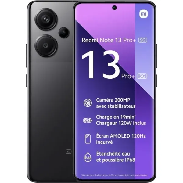 Xiaomi Redmi Note 13 Pro Plus 5G 8/256GB Negro Libre